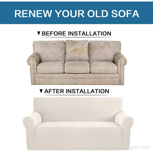 1/2/3/4 Seater Spandex Jacquard Sofa Slipcovers